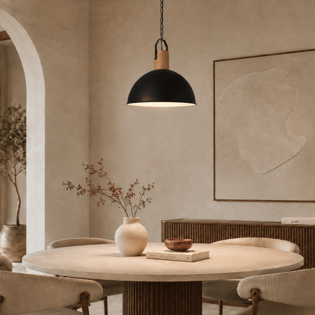 berlo pendant light black