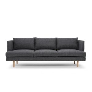 Flavia Modern 3 Seater Sofa Grey