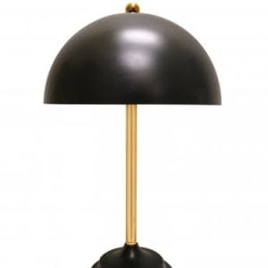 Mushroom Black Table Lamp
