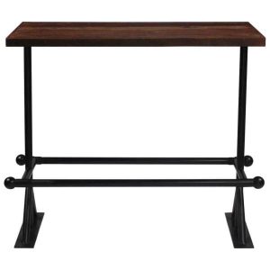 Nate Industrial Island Bench Bar Table