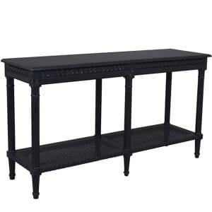 Polo Long Console Table Black