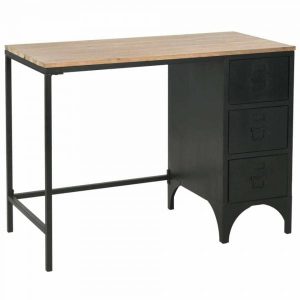 Rex Industrial Desk Black