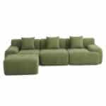 patrizia green sofa bed