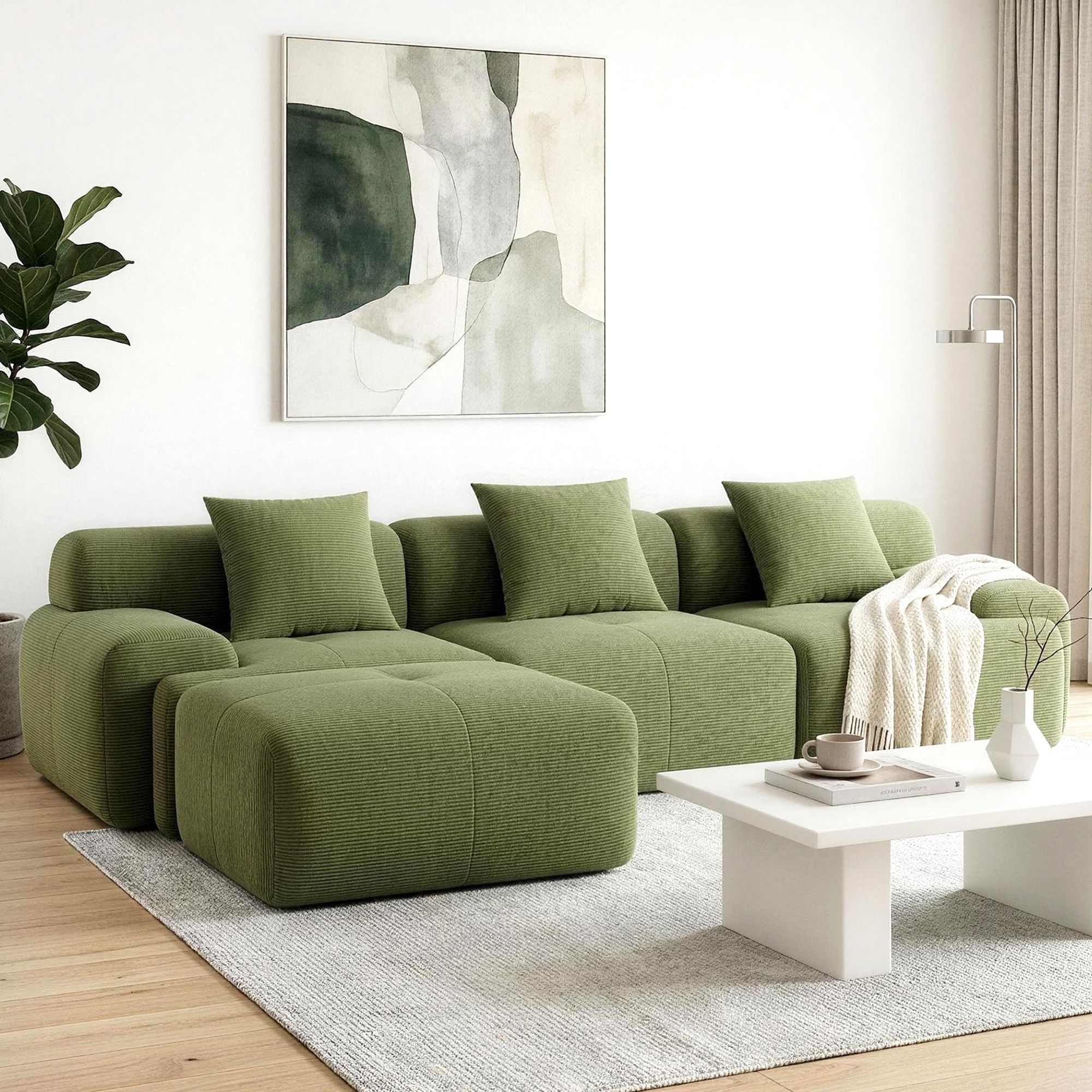 patrizia green sofa bed