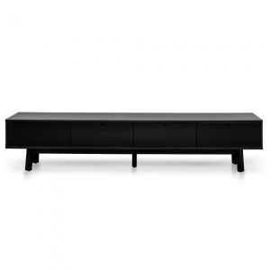 Hagen 220m Scandinavian TV Unit Black