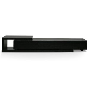 Georgette Black  Extendable Entertainment Unit 2.4 to 3 m