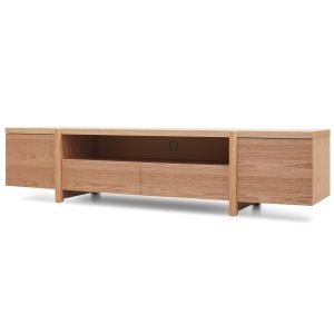 Faustine Natural 210cm Entertainment Unit